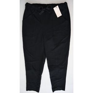 Cinq à Sept Women's Sz 0 Black Alec Drawstring Straight-Leg Pants